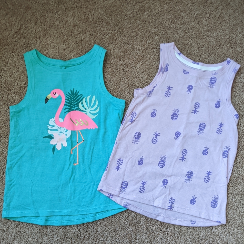 Cat & Jack Toddler Girl Tank Tops.